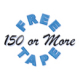 150 or more free tape